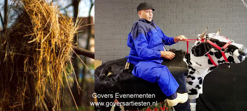 Boer Blauw, straattheater act, humor, interactie, interactieve straattheater, theater voor kinderen, acteur, thema act, theater festival, Govers Evenementen