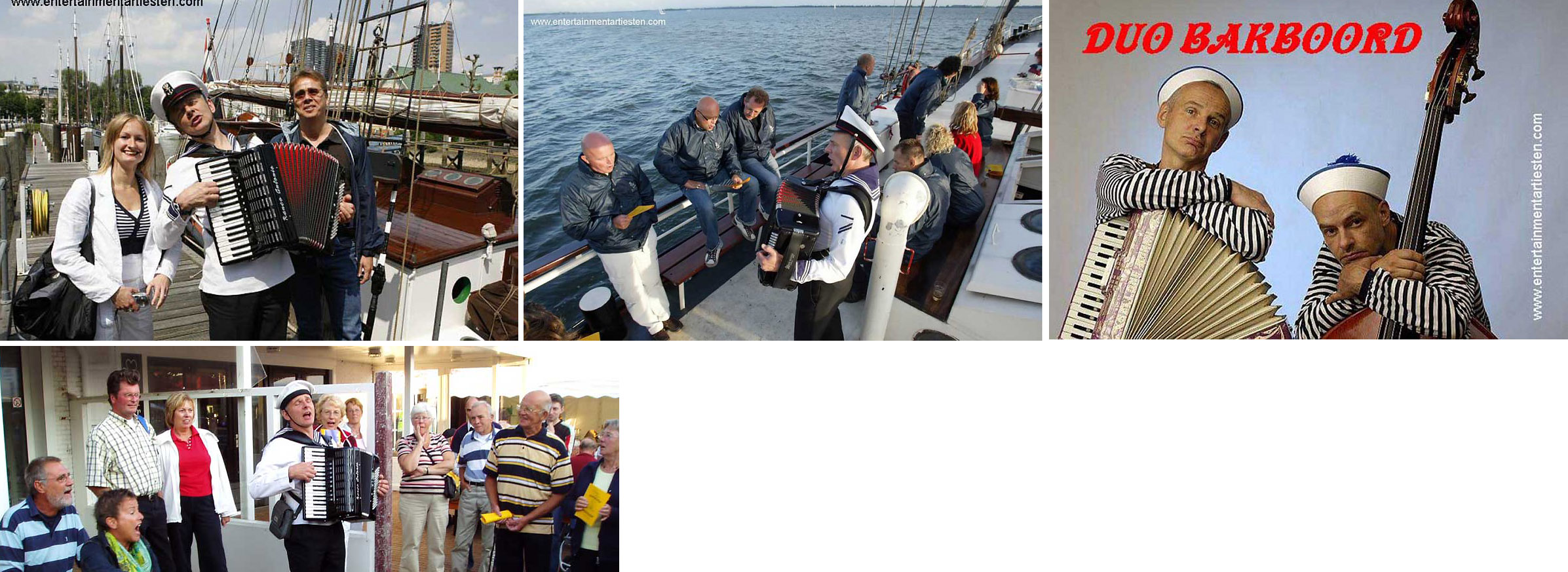 Nautisch- Maritiem entertainment, havenliederen, muzikanten, accordeon, havenmuziek, www.goversartiesten.nl