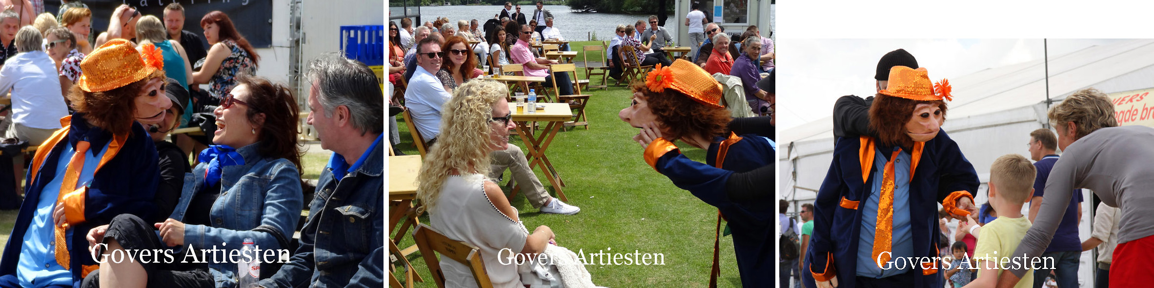 Fred, Straattheater, poppentheater, Govers Artiestenbureau, voorstelling, artiesten boeken, inhuren artiest, www.goversartiesten.nl