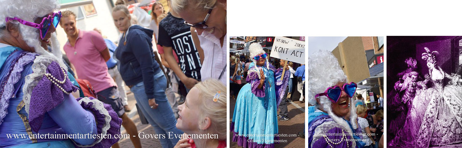 Rococo Marie Antoinette met haar kont act, artiest, humor en theater, Govers Evenementen, straattheater, themafeest, www.govesartiesten.nl Rococo Marie Antoinette met haar kont act, artiest, humor en theater, Govers Evenementen, straattheater, themafeest, winkelcentrum act, acteur, artiesten boeken, www.govesartiesten.nl