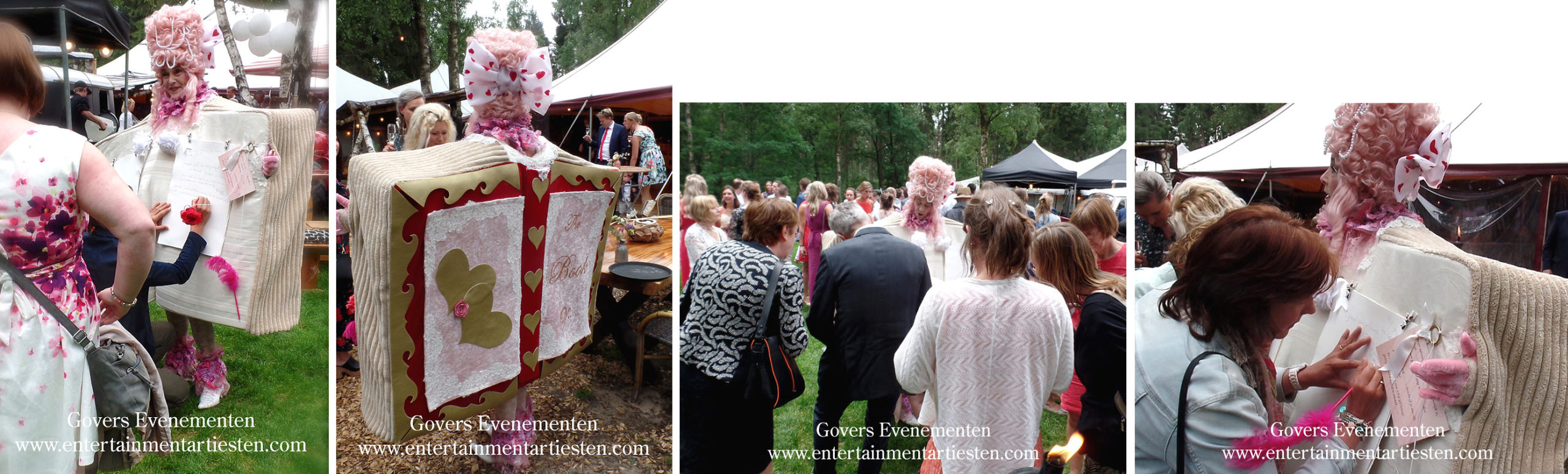 Het Levend Dagboek, www.goversartiesten.nl Het Levend Dagboek, Levend boek, wandelend gastenboek, lopend gastenboek, lopend dagboek, levend huwelijksboek, levend receptieboek, levende boeken, artiesten boeken, Govers Evenementen, artiestenbureau, receptie, huwelijksboek, party acts, straattheater act, thema feest, huwelijksfeest, entertainment, www.goversartiesten.nl
