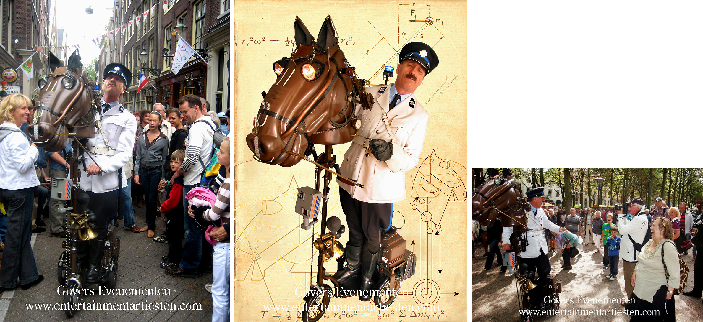 Straattheater, Govers Evenementen, www.goversartiesten.nl
