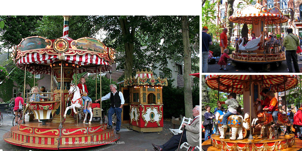 Kindercarrousel, carrousel, draaimolen, draaimolen huren, kinderdraaimolen, draaimolentje, kindervermaak, kinderentertainment, kinderfeestje organiseren, speeltuin, Govers Evenementen, www.goversartiesten.nl
