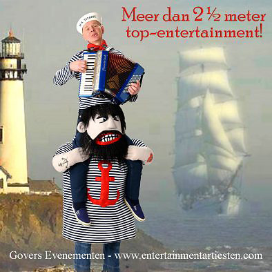 De mooiste Zeemansliederen, accordeonist en zang, muziek, zanger, accordeonist, bandje, artiesten boeken, artiestenbureau, artiestenburo, muziek op uw evenement, ontvangs act, beurs & promotie acts, straattheater, Govers Evenementen, www.goversartiesten.nl