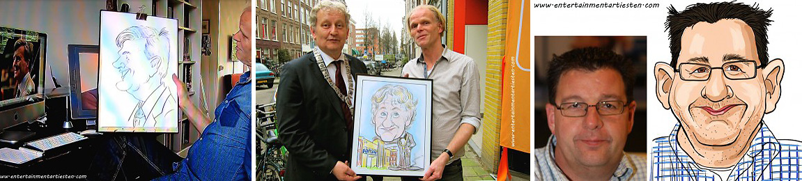 Sneltekenaar- karikaturist, Govers Evenementen, www.goversartiesten.nl Sneltekenaar- karikaturist, karikatuur portretten, portret, thema feest, evenement organiseren, artiesten boeken, artiestenburo, artietenbureau, beurs- en promotie acts, evenementenbureau, entertainment, tekeningen, portret tekenen, Govers Evenementen, www.goversartiesten.nl