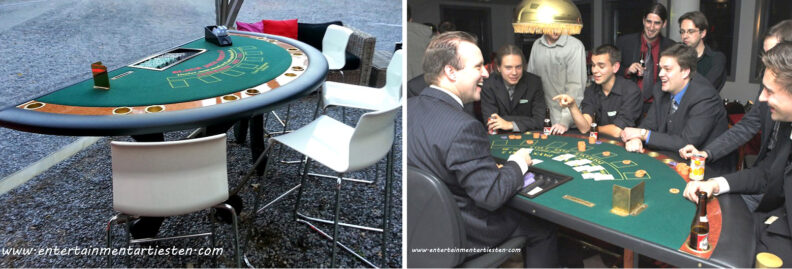 Casinotafel Roullette, poker, black jack, casinoverhuur, Govers Evenementen, www.goversartiesten.nl