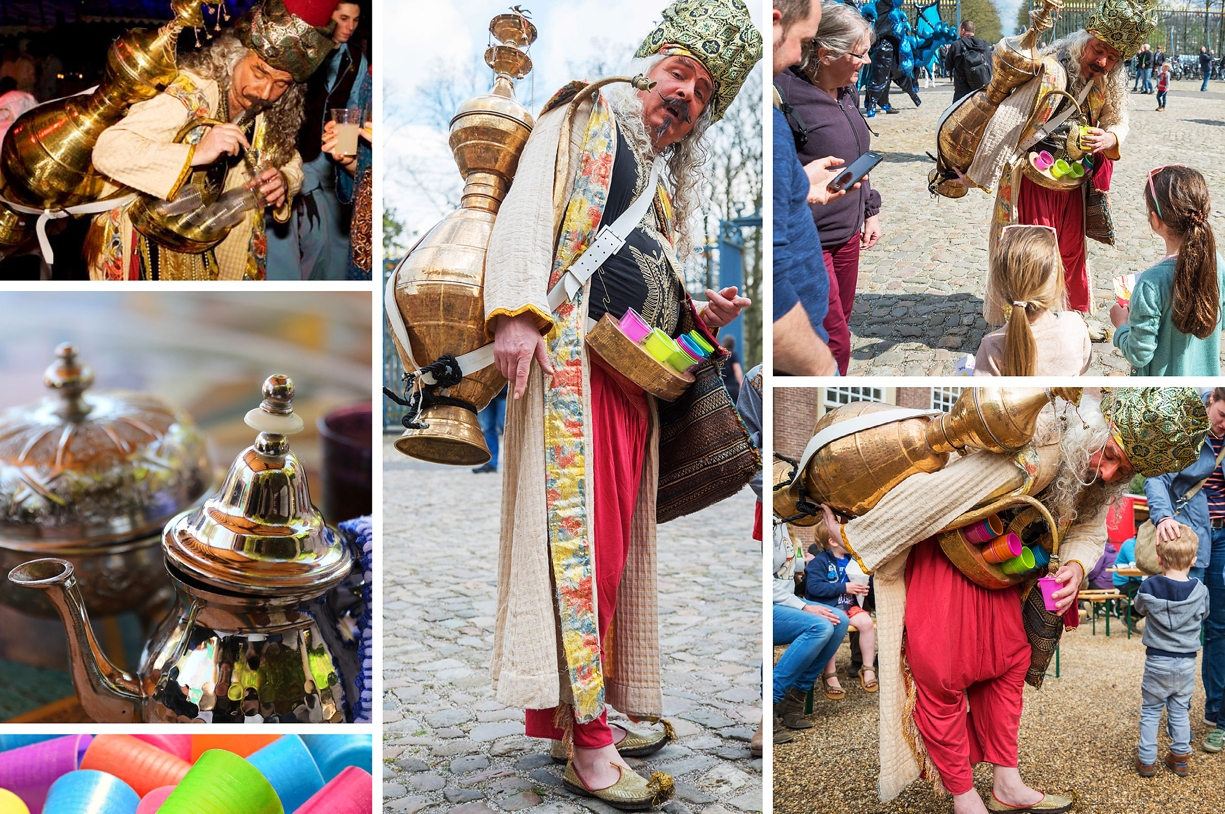 Straattheater, Goochelaar, oosters entertainment, humor, straatartiest, straat act, oosters thema feest, magic, Oosterse entertainer en magier, Govers Evenementen, www.goversartiesten.nl