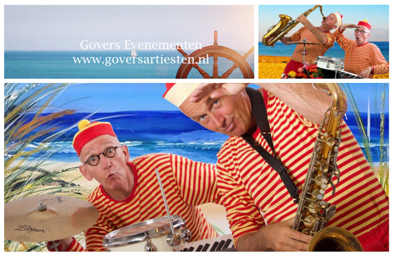 Sfeervol Nautisch muziekduo, en veel gevraagd als Looporkest - straatmuzikanten, www.goversartiesten.nl Nautisch entertainment, straattheater, muziek, muzikanten, boten, havenfeest, de Trossen los, sfeervol muziektrio en veel gevraagd als Looporkest - straatmuzikanten, www.goversartiesten.nl