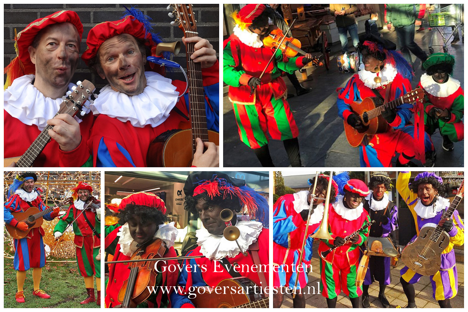 Mobiele act Sinterklaasthema, sint en piet muziek, muzikanten voor sinterklaas, zwarte pietenmuziek, sinterklaas muzikanten, muziekduo, kinderentertainment