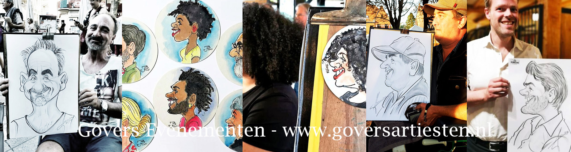 Sneltekenaar- karikaturist, caricatuur, caricaturist, karikatuur portretten, portret, thema feest, evenement organiseren, artiesten boeken, artiestenburo, artietenbureau, beurs- en promotie acts, evenementenbureau, entertainment, tekeningen, portret tekenen, Govers Evenementen, www.goversartiesten.nl