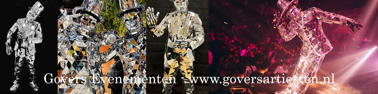 De Spiegel Act, te boeken bij Govers Evenementen, www.goversartiesten.nl De spiegelman, straattheater, openingsact, entree-act, acteur boeken, feestelijke opening, te boeken bij Govers Evenementen