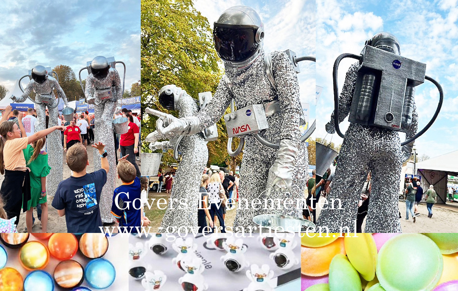 steltentheater, steltenact, steltenacts, straattheater steltenlopers, ruimtevaarders stelten, robots op stelten, robotact,